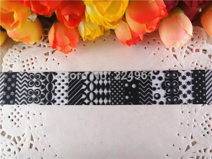 Новое поступление 7/8 ''(22 мм) для поделок печатных Grosgrain ленты мультфильм лента поделки волосы луки 50 ярдов wq14052429