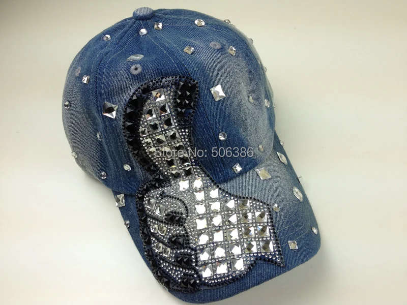 Кристалл большой палец snapback женские джинсы бейсболки дышащие, для активного отдыха и спорта кепки солнечный плоский уплотнитель/Кепка летняя кепка