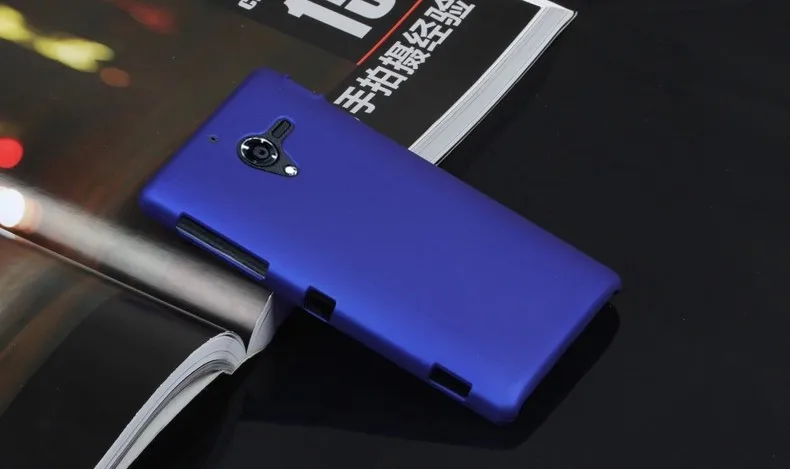 Чехол для sony Xperia ZL, резиновый ЖЕСТКИЙ чехол на заднюю панель для sony Xperia ZL L35i L35h, высокое качество