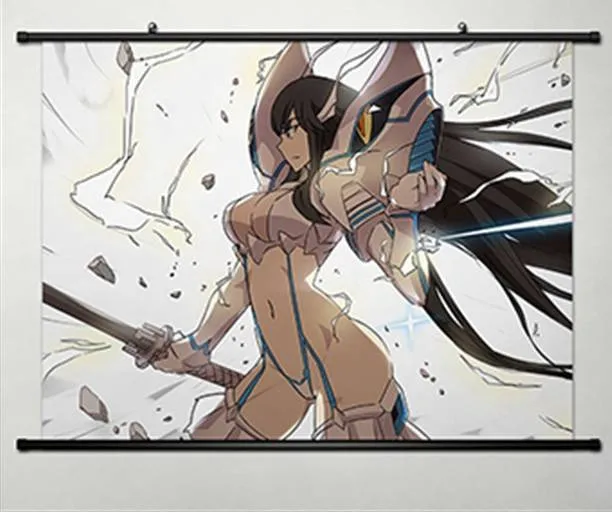 Kill La Kill Сацуки Kiryuuin японский домашний декор плакат стены прокрутки аниме W019