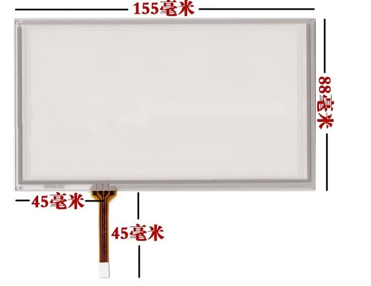1 шт. 6,2 дюймов Сенсорная панель для HSD062IDW tm062rdh031 для gps tft lcd сенсорный экран, сенсорная панель для gps