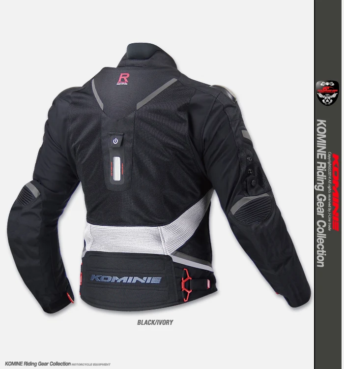 KOMINE 07-063 TITANIUM MESH JACKET R SPEC 2