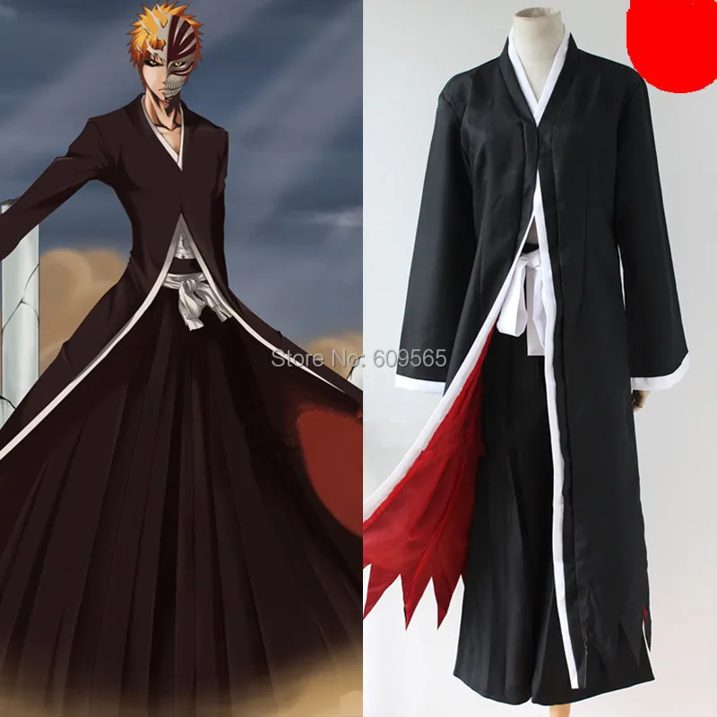 Аниме Bleach косплей-Блич Ичиго Куросаки Bankai Kurosaki Ichigo Косплей Костюм