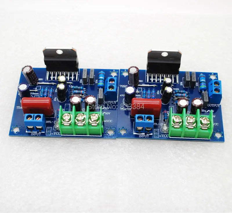 Stero мини Сплит TDA7293 Усилитель 60 Вт+ 60 Вт 100 Вт+ 100Wmax собранный