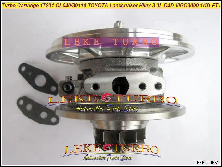 TURBO Cartridge CHRA For CT16V 17201-OL040 17201-30110 Turbocharger For TOYOTA Landcruiser Hilux 3.0L D4D ViIGO3000 1KD-FTV 2006 - (3)