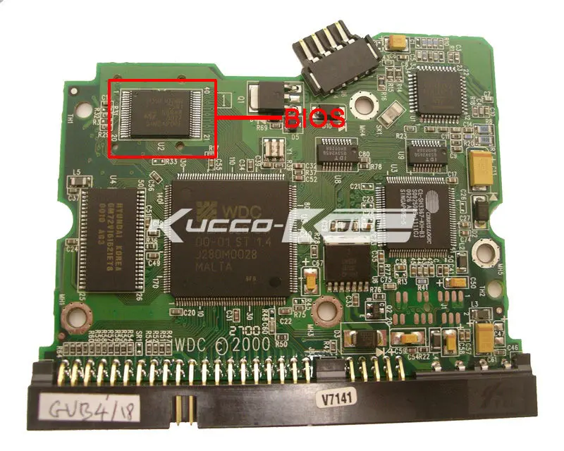 HDD PCB Логическая плата 2060-001047-001 REV A для WD 3,5 IDE/PATA ремонт жесткого диска Восстановление данных