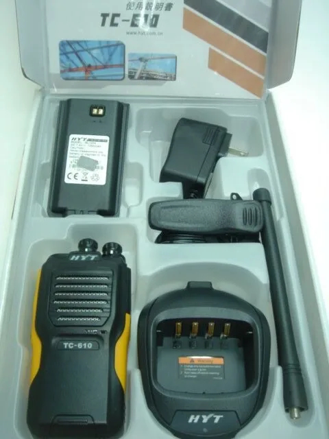 HYT TC 610 UHF двухстороннее радио 400-420 МГц TC-610 полицейский сканер