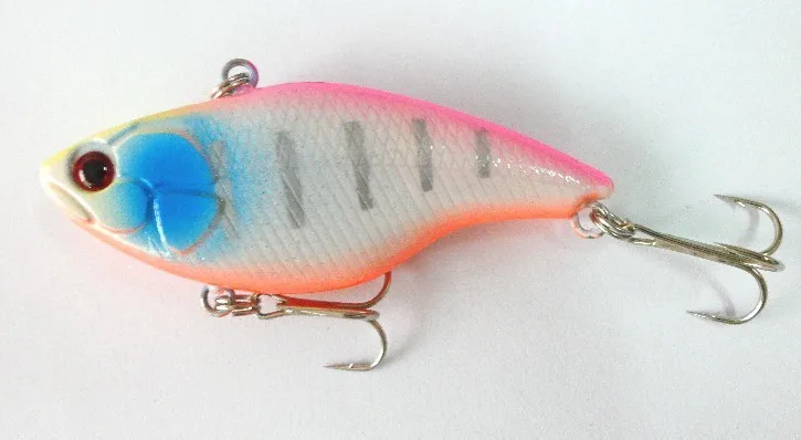 400 шт. 7,5 CM / 18 G 4 цвета пластик для рыбалки приманки VIB для рыбалки крюк лобстер-застёжка чужой приманки для рыбалки снасти рыбалка