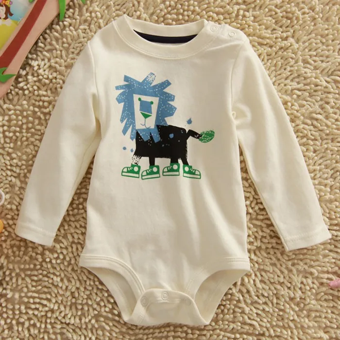 6 M ~ 24 M Новый 2019 бренд Качественный 100% хлопок Ropa Bebe для новорожденных для маленьких мальчиков Костюмы одежда комбинезон Creeper боди с длинным