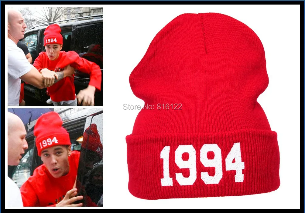 Justin Bieber Cheap 1994 Beanie Men 