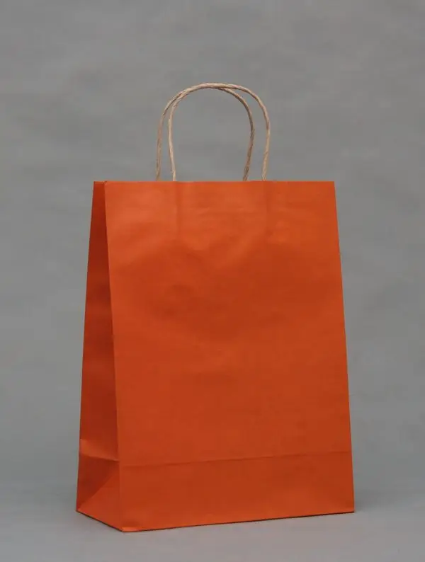 100 шт/партия) Размер W25xH33xD12cm сумка для покупок бумага