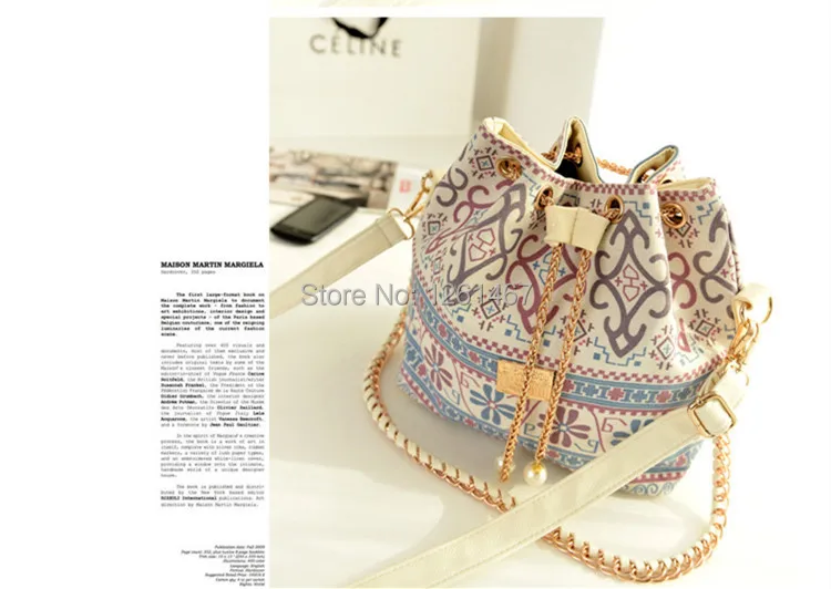 National style Fresh female bag with drawstring Casual women's shoulder bag Free shipping (7).jpg