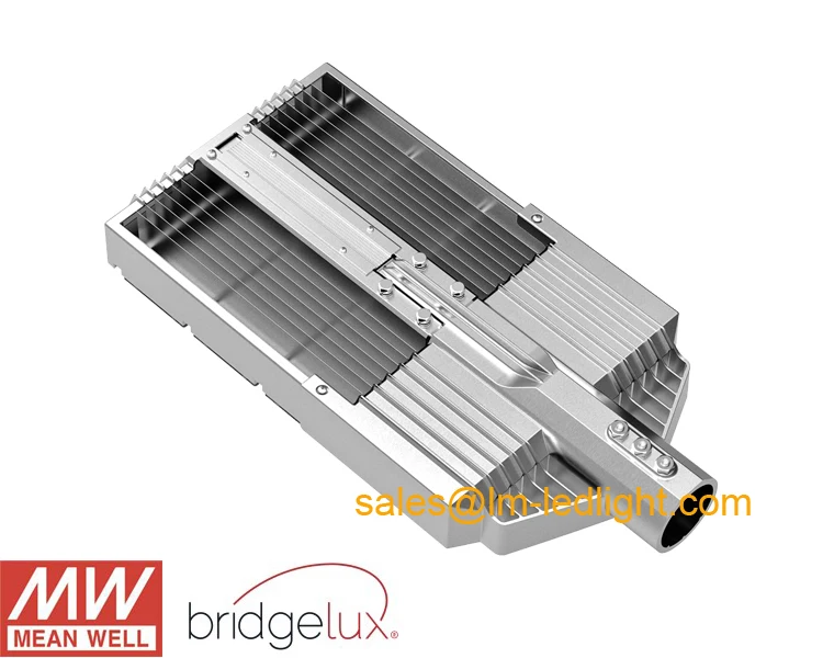 Чистый белый высокое питание освещение для улиц 90 Вт алюминий 85-265 в meanwell led привод Bridgelux 45mil LM-80 DHL