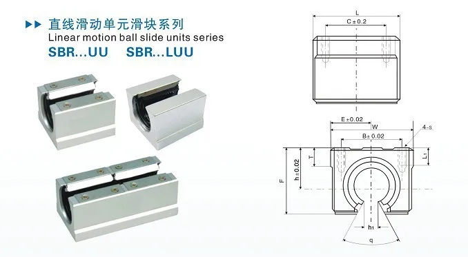 4 шт./лот SBR25UU ЧПУ Линейный подшипник, SBR25UU Линейное движение подшипника