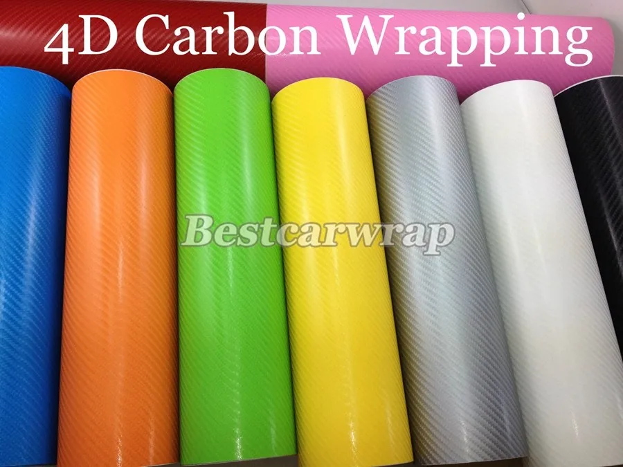 4D Carbon Fibre vinyl car wrapping Film Foil sheets 3M  (3)