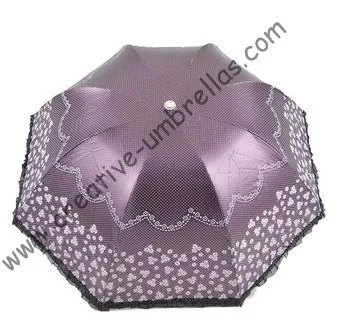 Superlight солнца, 100% солнцезащитный крем, UPF> 50 +, ladies'parasol, 8 К ребра, черный серебряное покрытие, карман зонтик, УФ-защита, арочные завязки