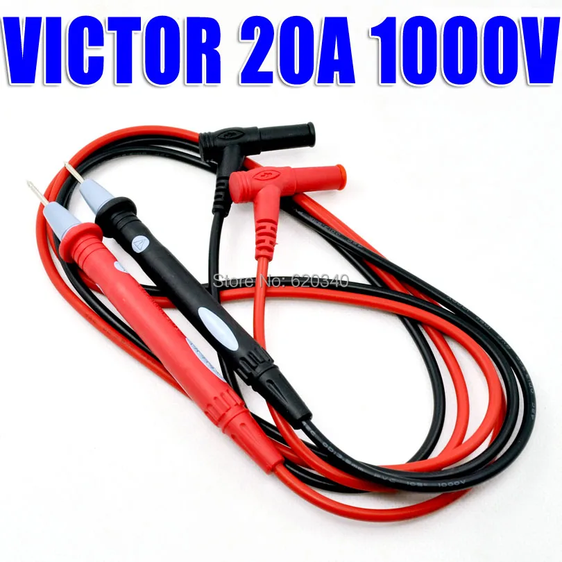 VICTOR/20A 1000V Зажим мультиметра зонд тестовый провод/мультиметр зонд зажимы