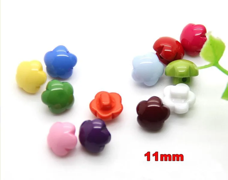 200 pc! Детская конфетная упаковка смолы круглой формы в форме цветка свитер пряжки/хвостовик шитье, пуговицы для рубашек