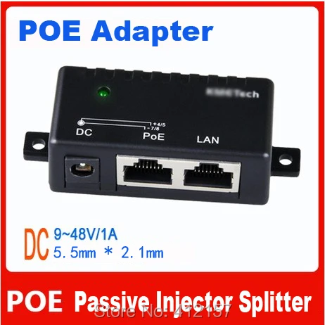 3 шт. POE мощность через Ethernet кабель пассивный инжектор сплиттер адаптер светодиодный для безопасности камеры видеонаблюдения IP NVR Камера системы
