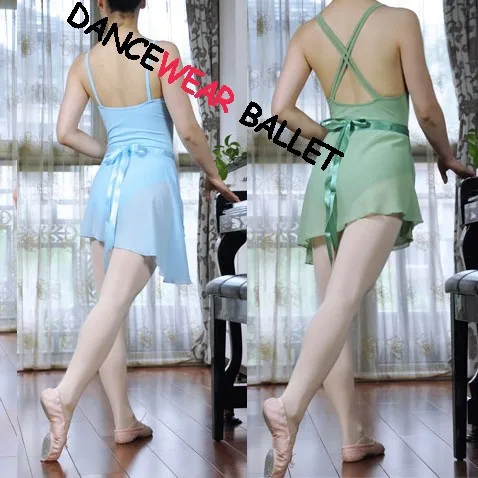 DB13001 Dancewear Ballet Dress Chiffon Wrap Skirt-3