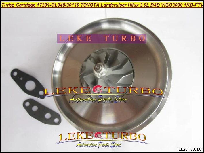 TURBO Cartridge CHRA For CT16V 17201-OL040 17201-30110 Turbocharger For TOYOTA Landcruiser Hilux 3.0L D4D ViIGO3000 1KD-FTV 2006 -