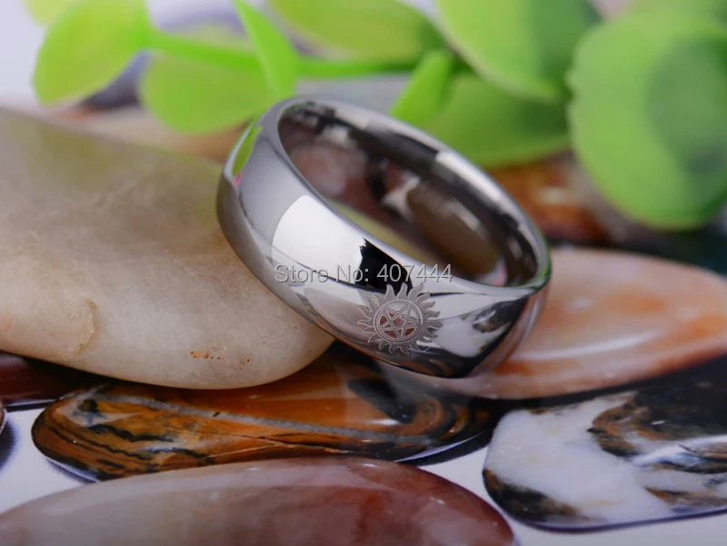 Бесплатная доставка YGK JEWELRY Лидер продаж 8 мм польские ленты Сверхъестественное мужские Вольфрам обручальное кольцо из карбида