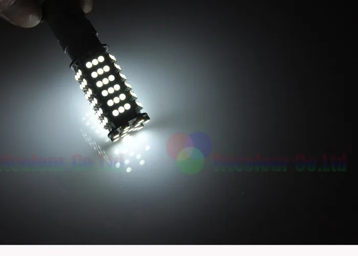 AutoEC 100*1157 BAY15D 102smd 3528 10 Вт Автомобильный светодиодный стоп-сигнал, задний светильник, лампа белого цвета# LF38-1