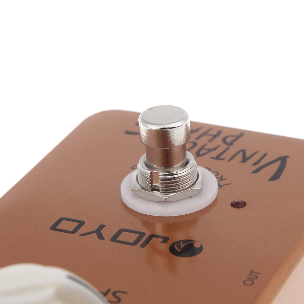 JOYO JF-06 педаль для гитарного эффекта, винтажная фазовая педаль для электрогитары, истинный обход гитарных деталей и аксессуаров