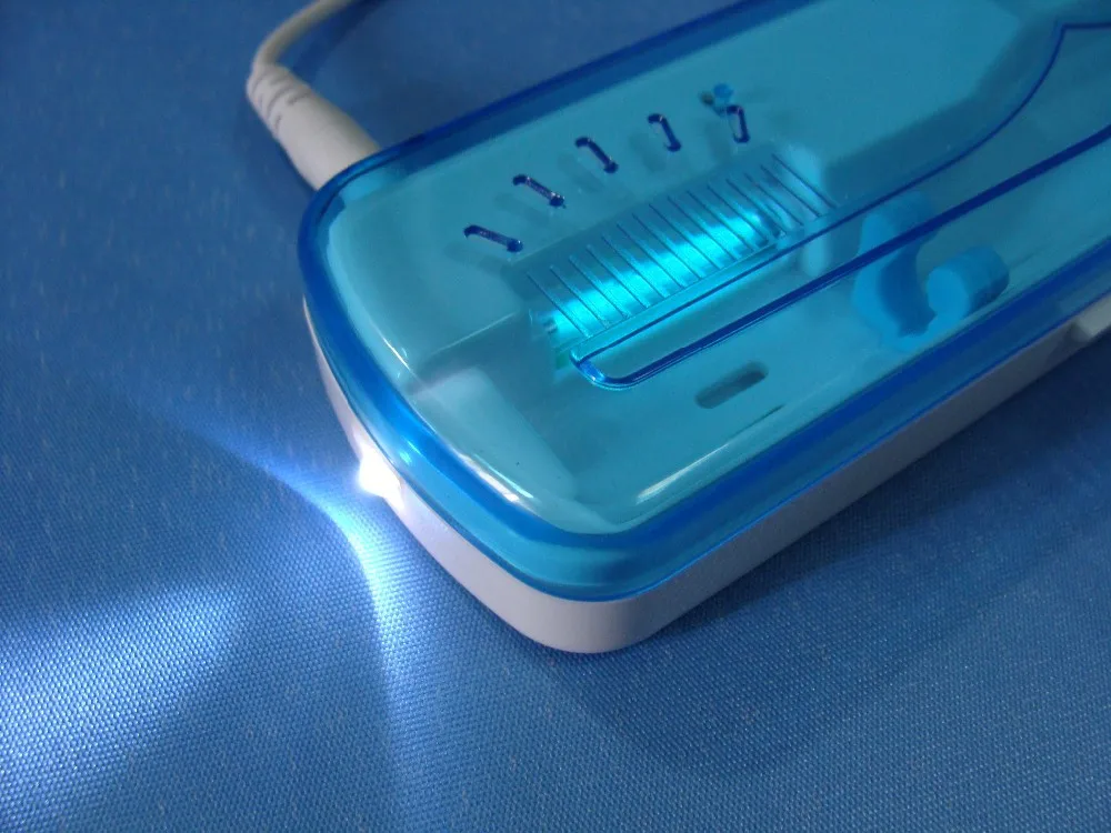 Рождественский подарок для семьи и друзей USB УФ стерилизатор зубных щеток UV-C легкий дезинфицирующий чехол