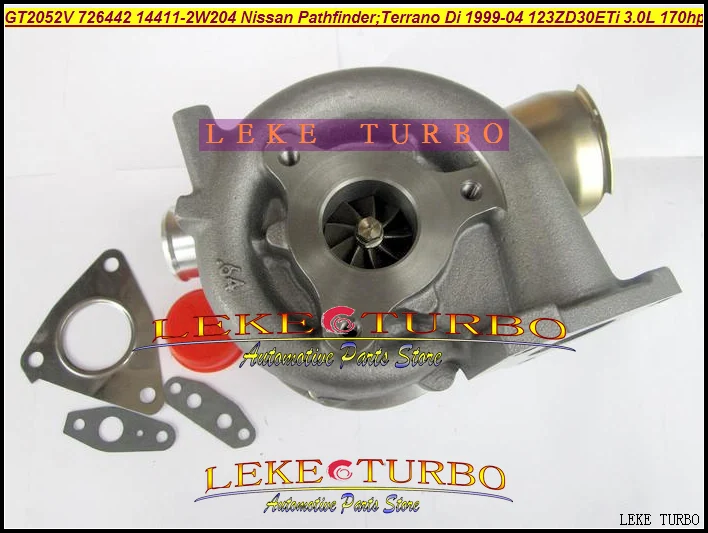 Turbo GT2052V 726442-0004 726442 14411-2W204 турбины турбонагнетатель для Nissan Pathfinder TERRANO Di ZD30ETi 3.0L 170HP