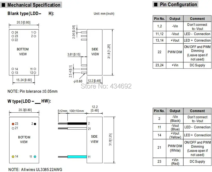1-Mechanical Specification