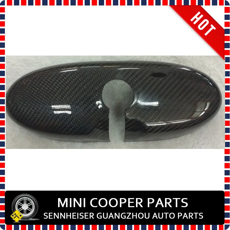 Brand new Real Углеродного Волокна стиль Черный Углерод Цвет внутреннее зеркало для mini cooper(1 Шт./компл