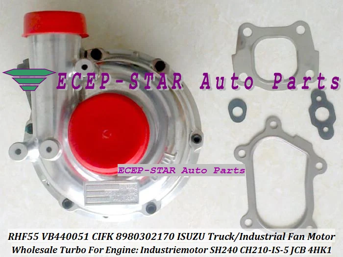 RHF55 VB440051 VC440051 CIFK 8980302170 Turbo Turbocharger For ISUZU Truck Industrial Fan Motor Industriemotor SH240 CH210-IS-5 JCB 4HK1 -