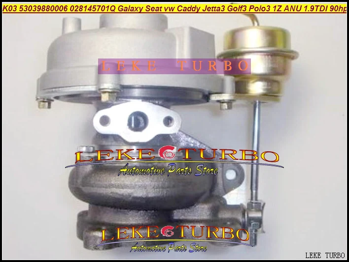 K03 53039700006 454083 454083-0001 028145701J Turbo для FORD Galaxy для Seat Caddy Jetta 3 Golf 3 4 Polo Sharan 1Z ANU AHU 1.9L