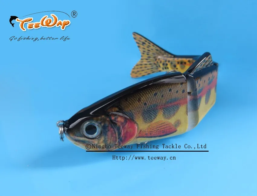 Продукт Рыбалка приманки 4 Сегмент Swimbait Жесткий приманки медленно 35 г 15 см рыболовный крючок Рыболовные снасти FL4-LM05