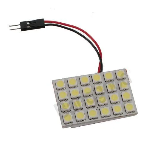 100 шт. T10 W5W BA9S C5W гирлянда(31-44 мм) 3 адаптеров 24SMD 24 smd 5050 светодиодный панель для чтения огни интерьер автомобильного салона свет лампы