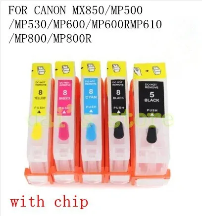 cartucce di inchiostro multicolore per Canon Pixma MP620 MP550 MP540