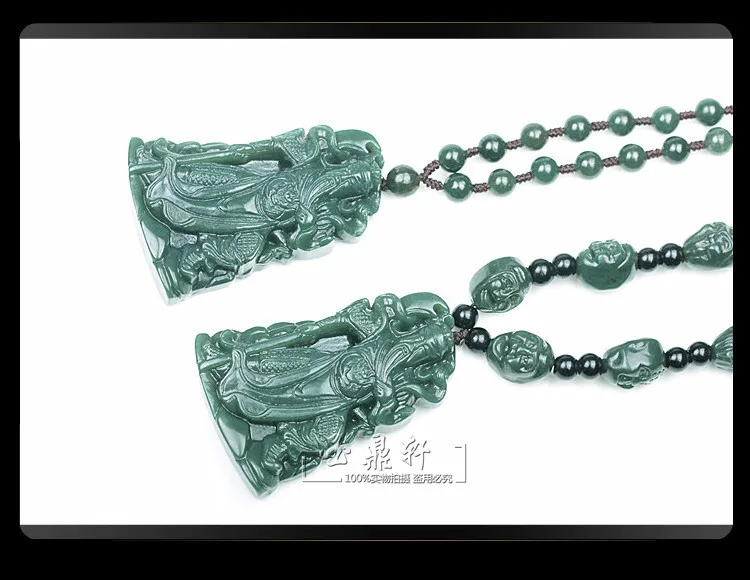 Милитари proclam hetian jade guan gong Подвеска 18 arhats ожерелья wu mammon правитель Гуань бренд