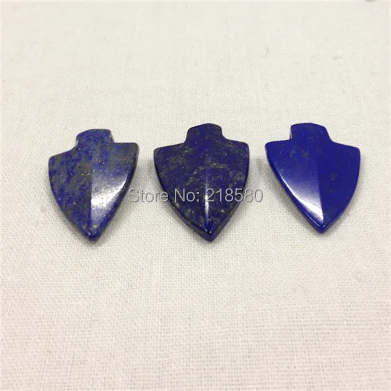H-SP33 Синий Лазурит Arrowhead кулон камень Шарм