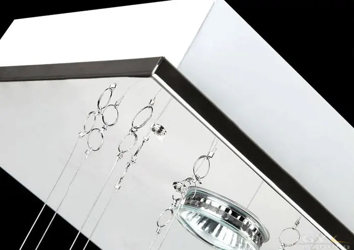 L100* W20* H100cm Арт Деко горячая Распродажа современная люстра luminaria K9 Блеск Кристалл висячий кулон с волной потолочные светильники освещение