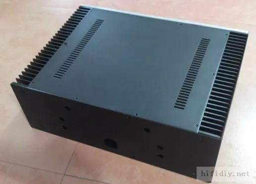 4315 A Алюминиевый усилитель мощности шасси/коробка/DIY усилитель корпус/черная версия