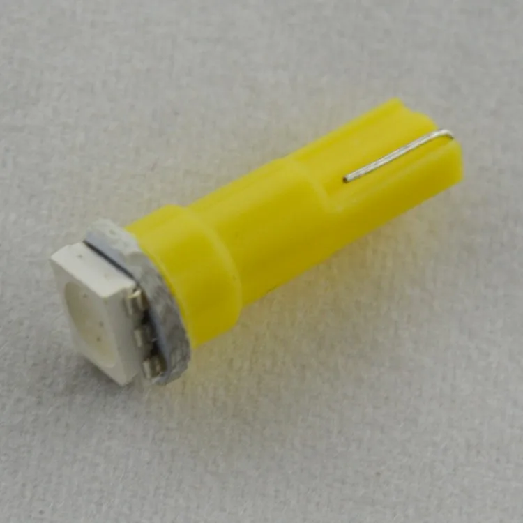 100 шт. T5 58 73 74 W1.2W 5050 SMD датчик светодиода лампы для автомобиля Индикаторы приборной панели инструмента индикаторы кластера лампы 12V 100X