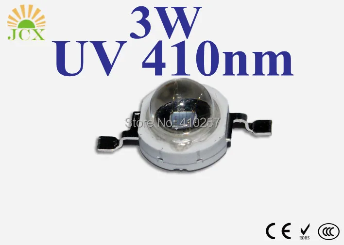 УФ 410nm светодио дный светодиодный чип ультрафиолет лучи
