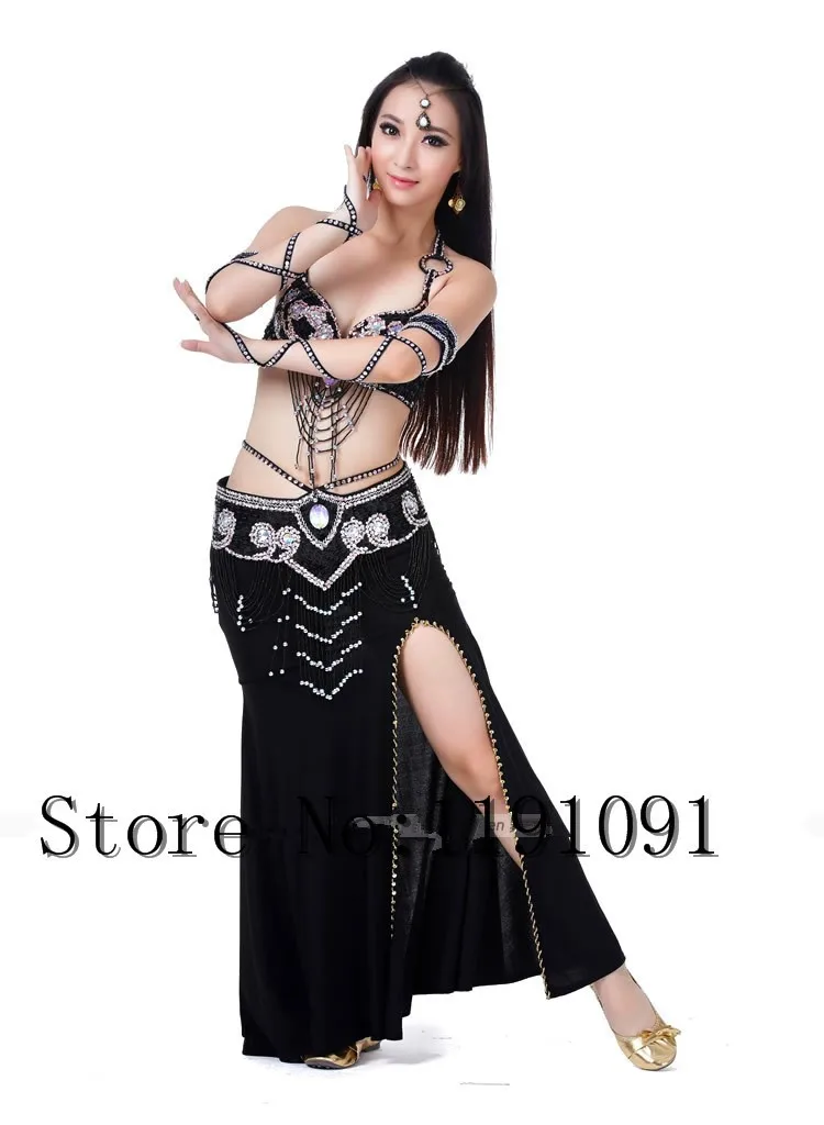 Одежда для индийского беллиданса, 3 компл. Размера S / M / L, 10 цветов 700#
