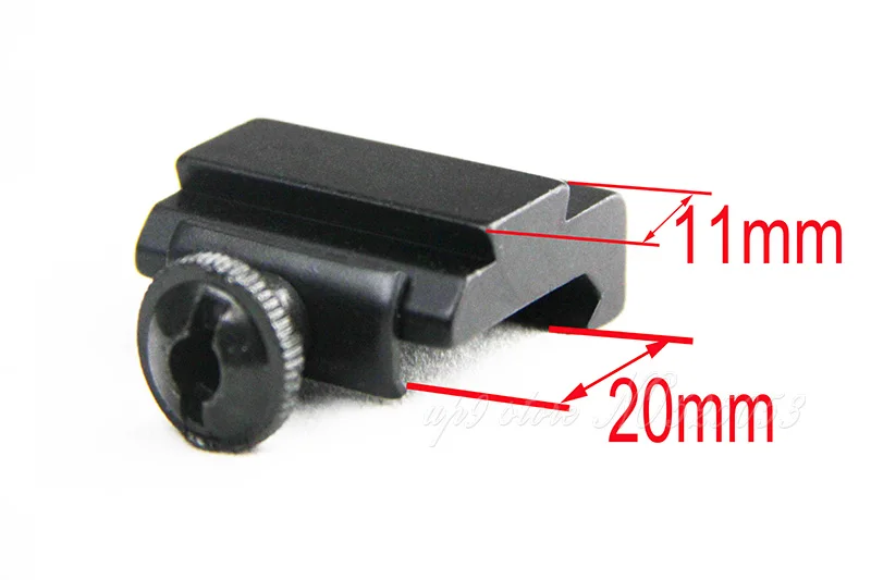 10 шт. Picatinny/Weaver быстрый выпуск 20 мм до 11 мм и 7/" ласточкин хвост до 3/8" Rail Adapter
