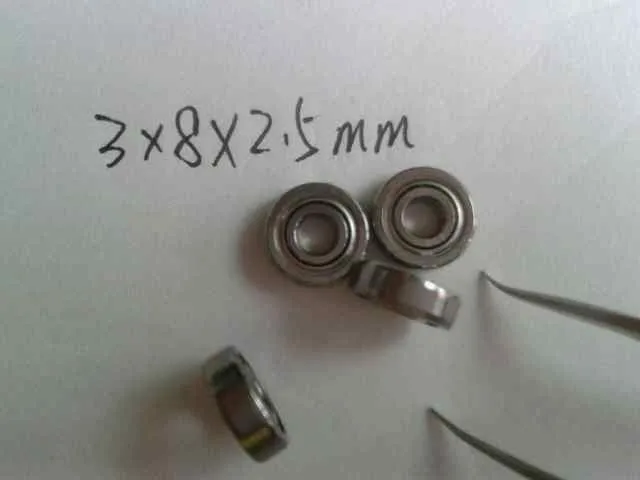 MR83zz подшипник 3*8*2,5 мм 10 шт MR83 миниатюрные подшипники