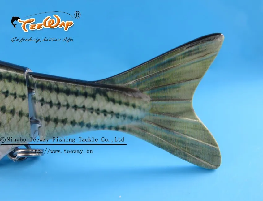 Продукт Рыбалка приманки 4 Сегмент Swimbait Жесткий приманки медленно 35 г 15 см рыболовный крючок Рыболовные снасти FL4-LM09