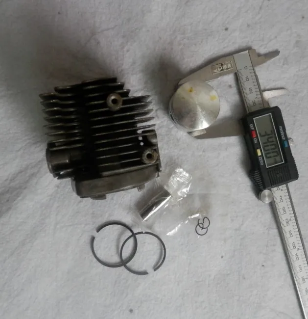 G26 цилиндр комплект 34 мм для ZENOAH G26N G26LS G26LH 24.5CC 2 ход 26cc Полюс увидел опрыскиватель ZYLINDER поршневых колец контактный клип сборки