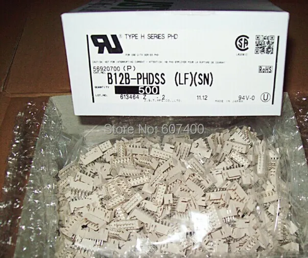 B12B-PHDSS(LF)(SN) CONN HEADER PHD TOP 12POS 2 мм разъемы терминалы корпус B12B-PHDSS Новые оригинальные запчасти