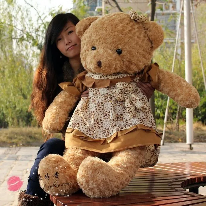 Чучело 100 см мишки плюшевые игрушки юбка медведь мягкая кукла p9057